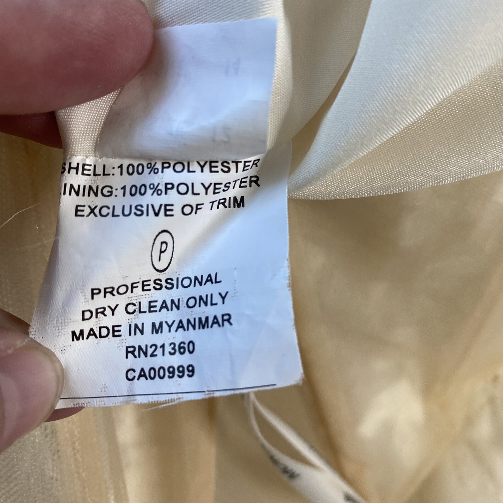 Morilee Wedding Gown 2365 Carmelina Ivory Champaign A Line V Neck Size 12