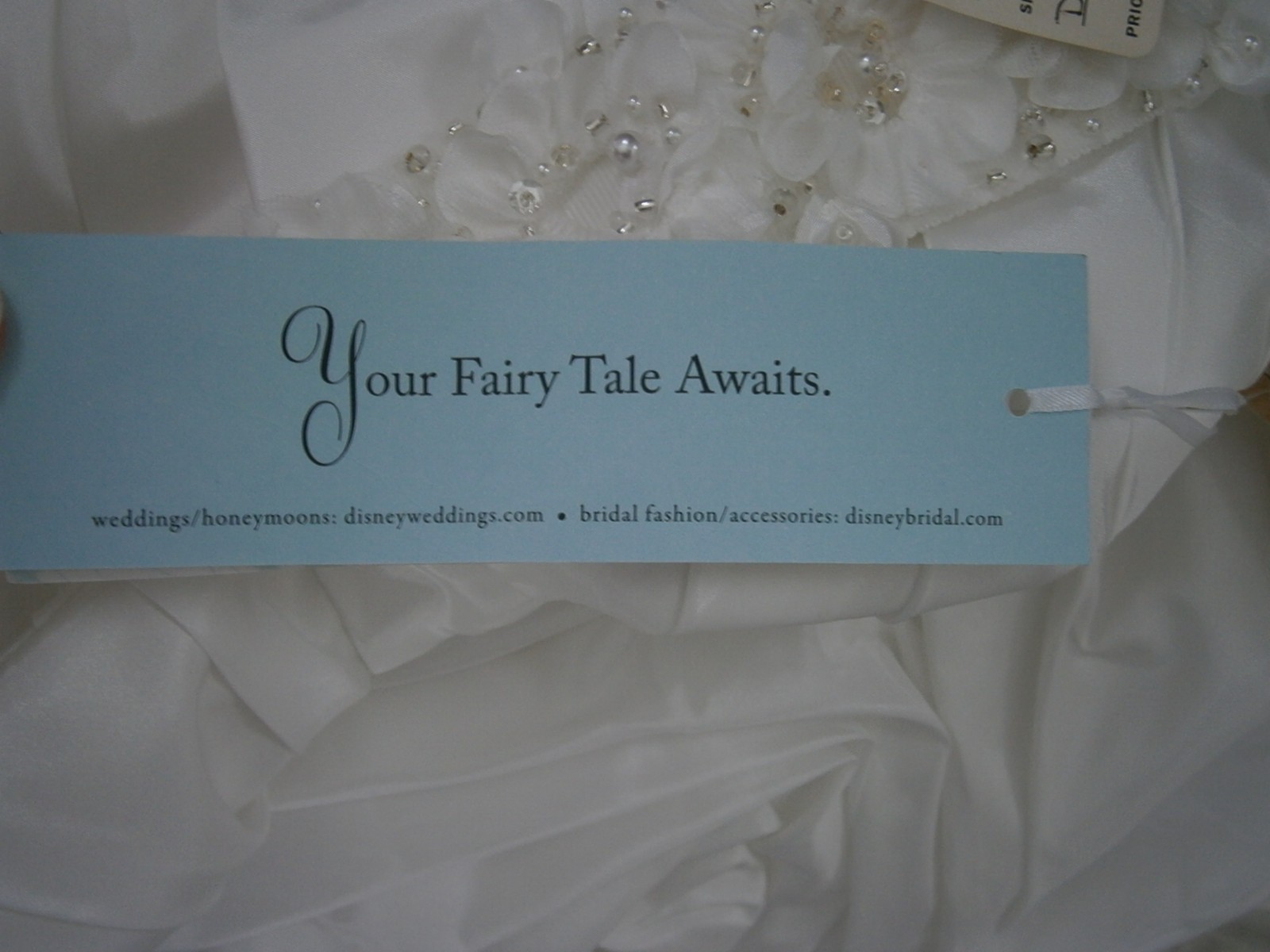 Disney Fairy Tale Alfred Angelo Wedding Dress 10 Rapunzel White Corset NWT