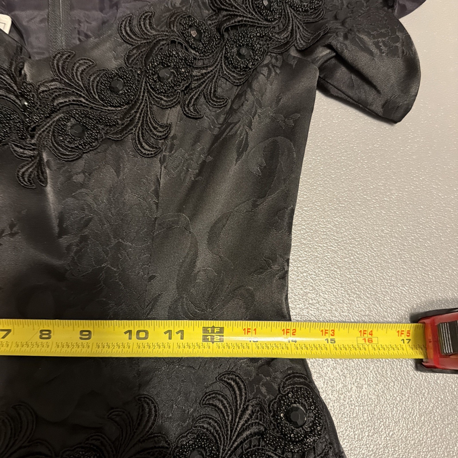Scott Mcclintock VTG Classy Off Shoulder Little Black Dress Cocktail Event 8