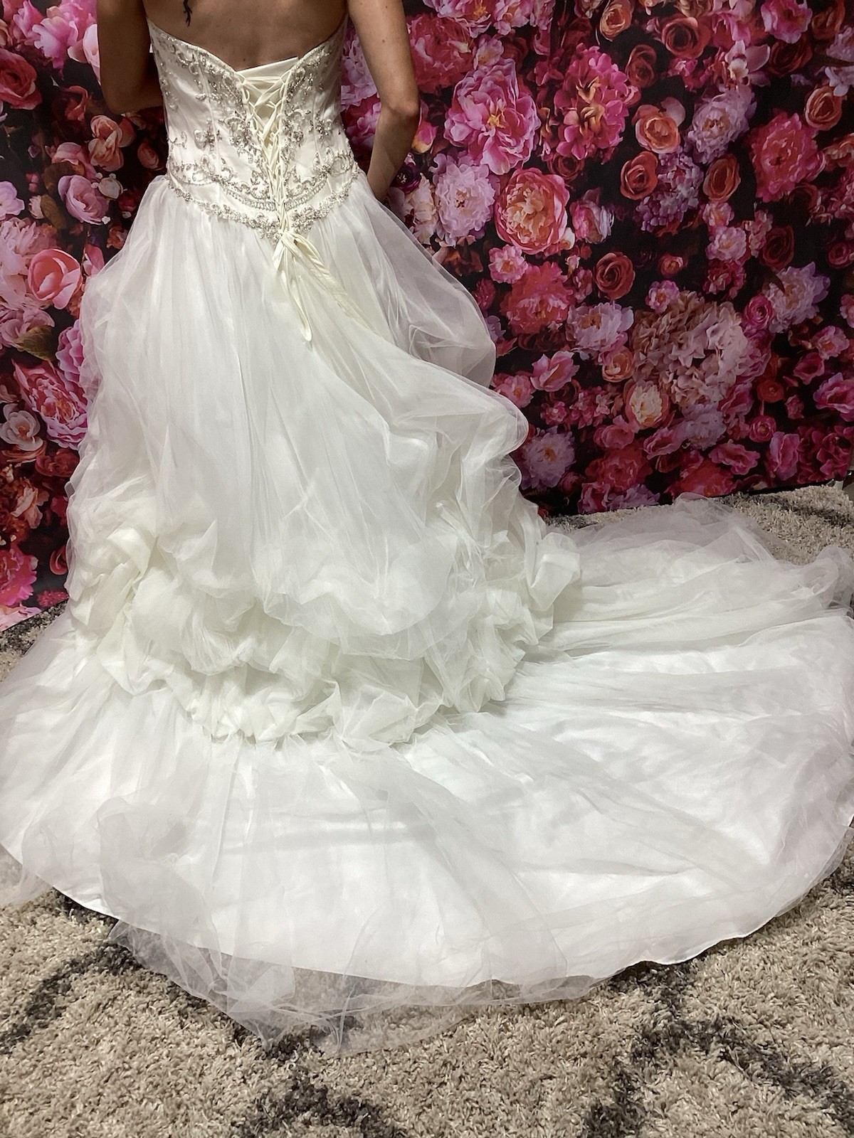 Alfred Angelo 2319C Wedding Ballgown Strapless Sweetheart Neckline Sz 8