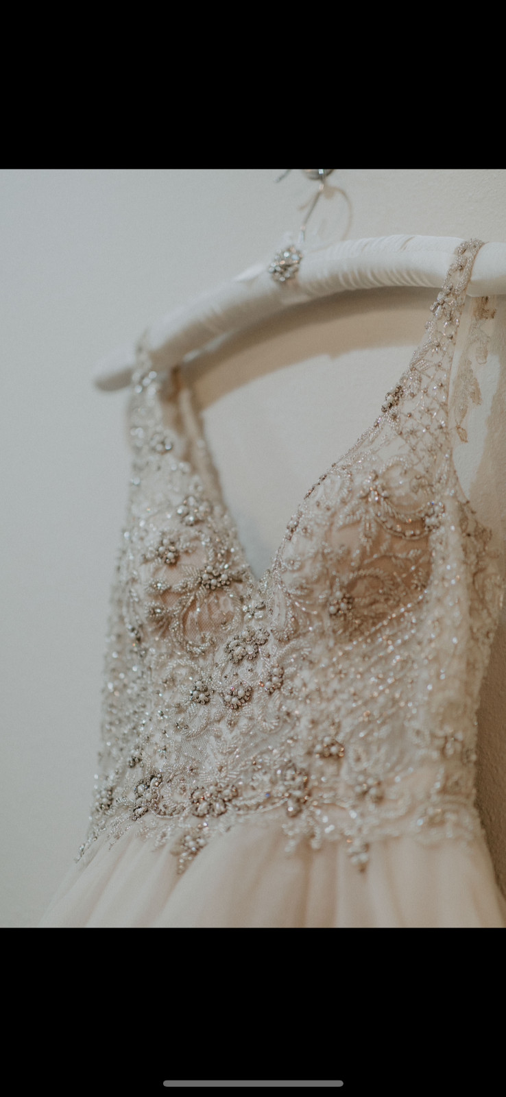Martina Liana Wedding Gown Sz 12 with Matching Jewelry and Veil, Great Condition