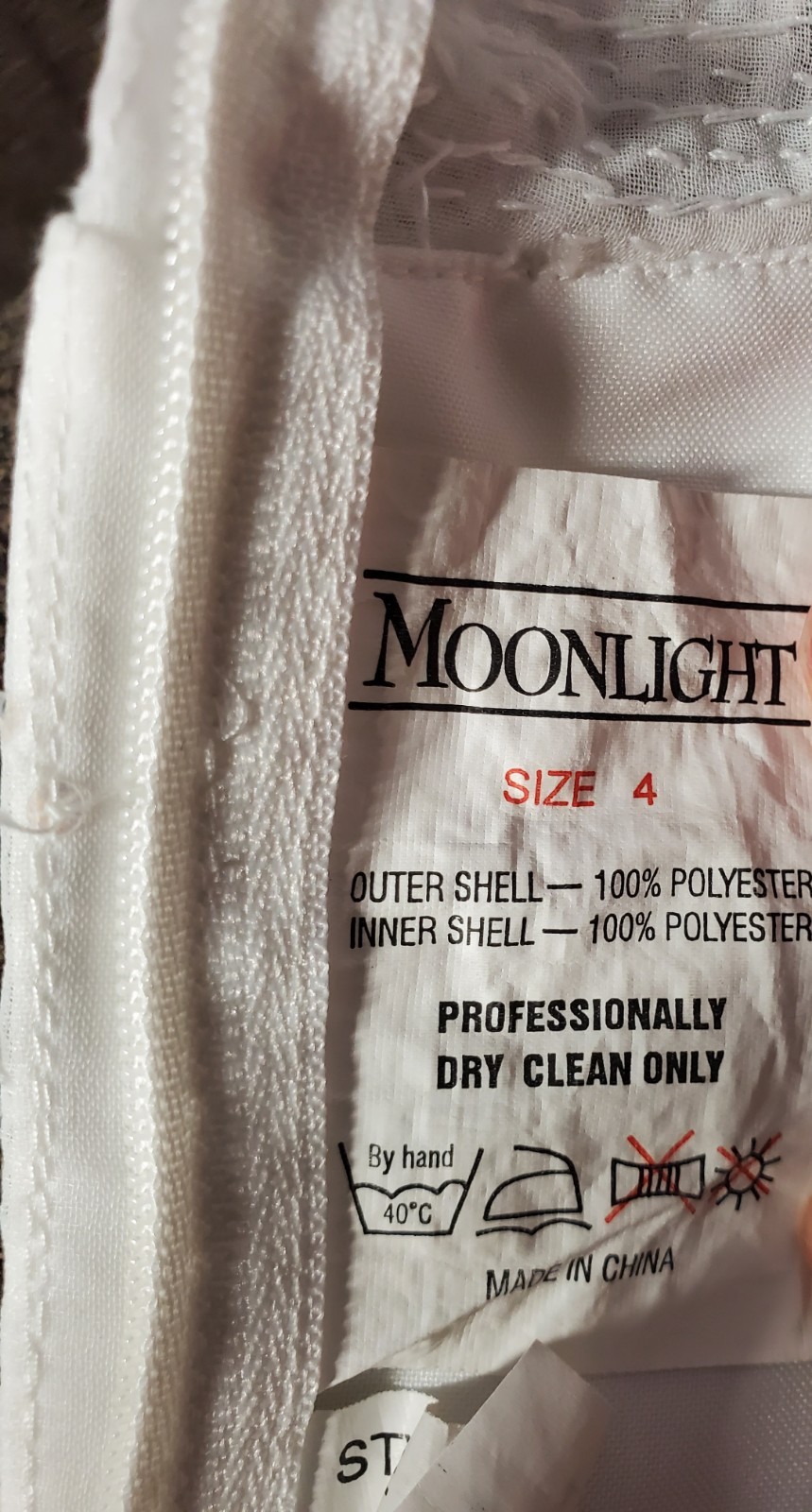 Moonlight Elegant White Wedding Dress Size 4 Retail $5,000