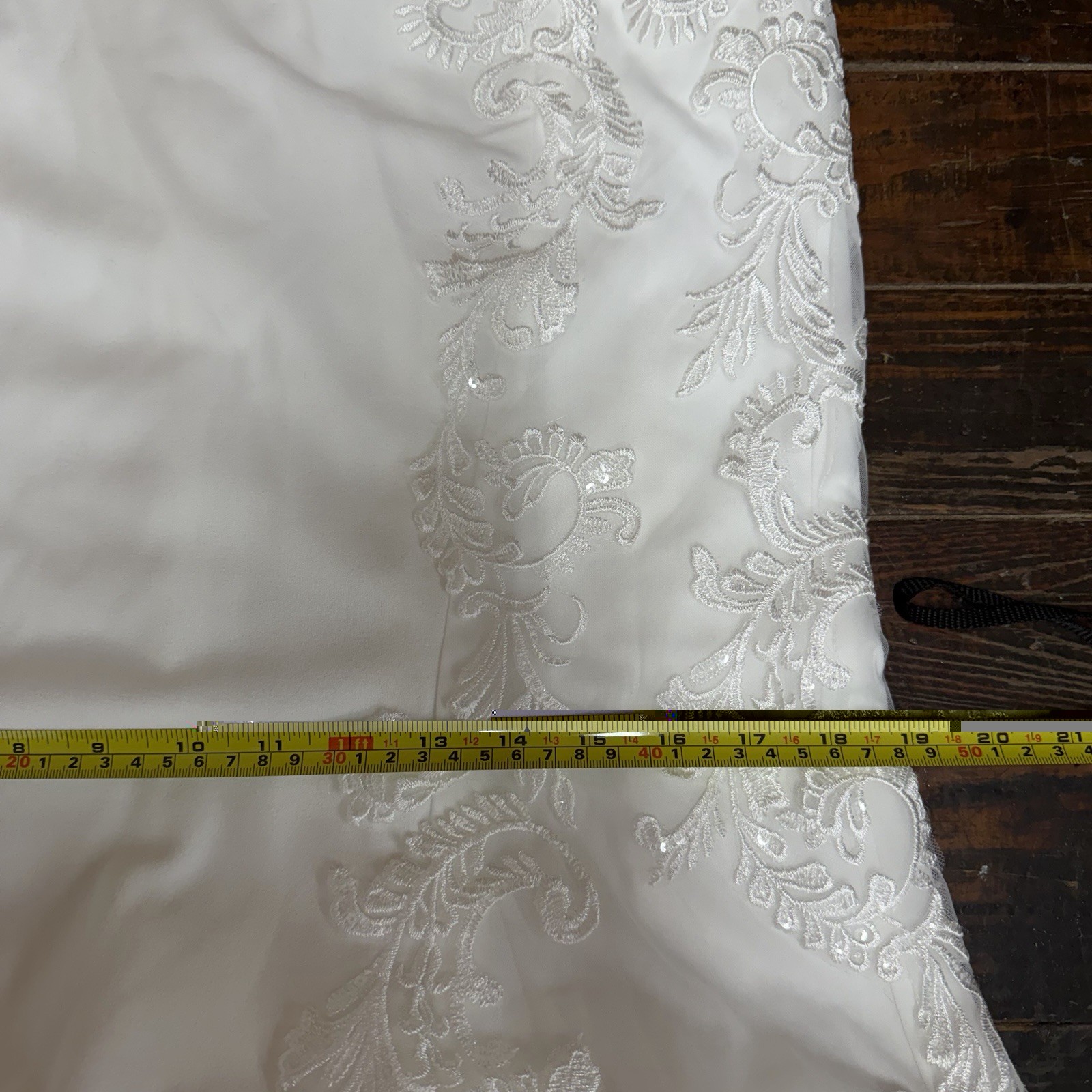 Azazie Estephanie Wedding Dress White Mermaid Lace Custom Size NWT Bridal C/m