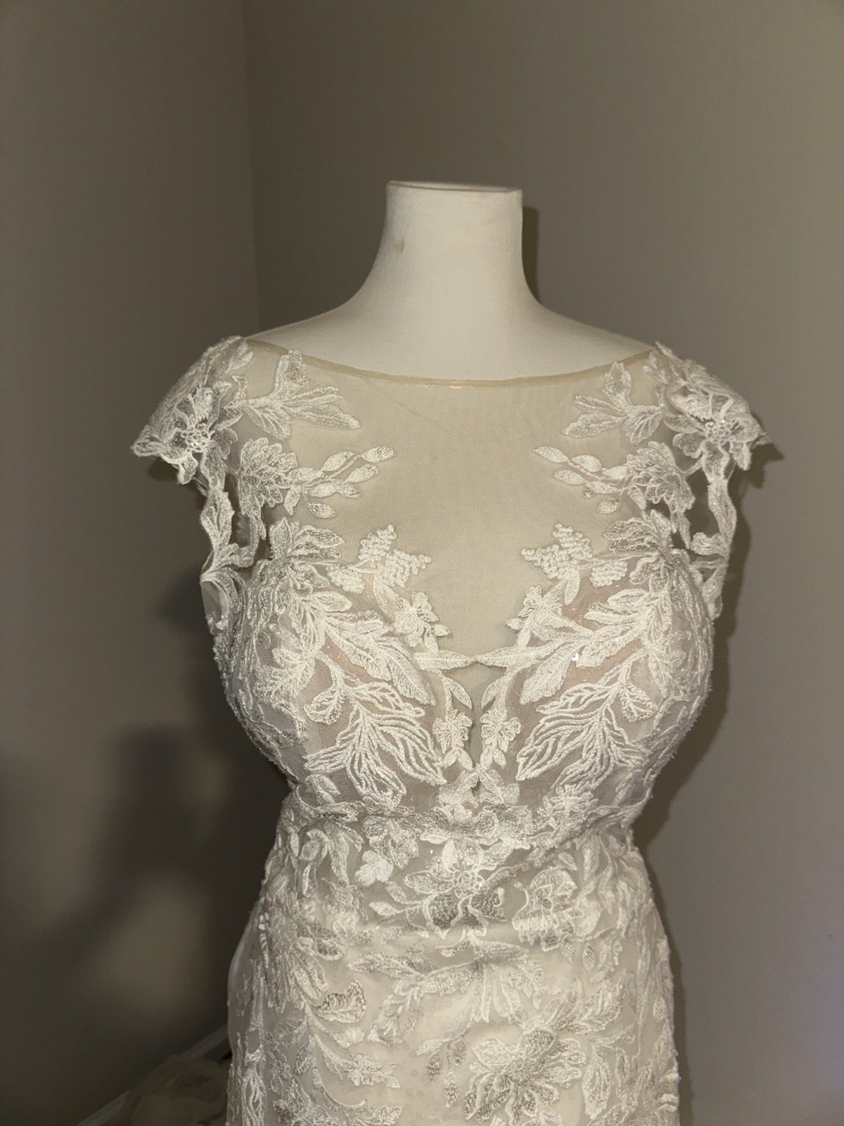 Morilee by Madeline Gardner Lace Wedding Gown Size 8