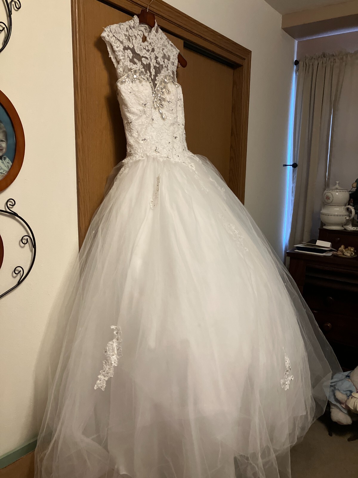 Morilee crystal and tulle wedding ballgown NWT