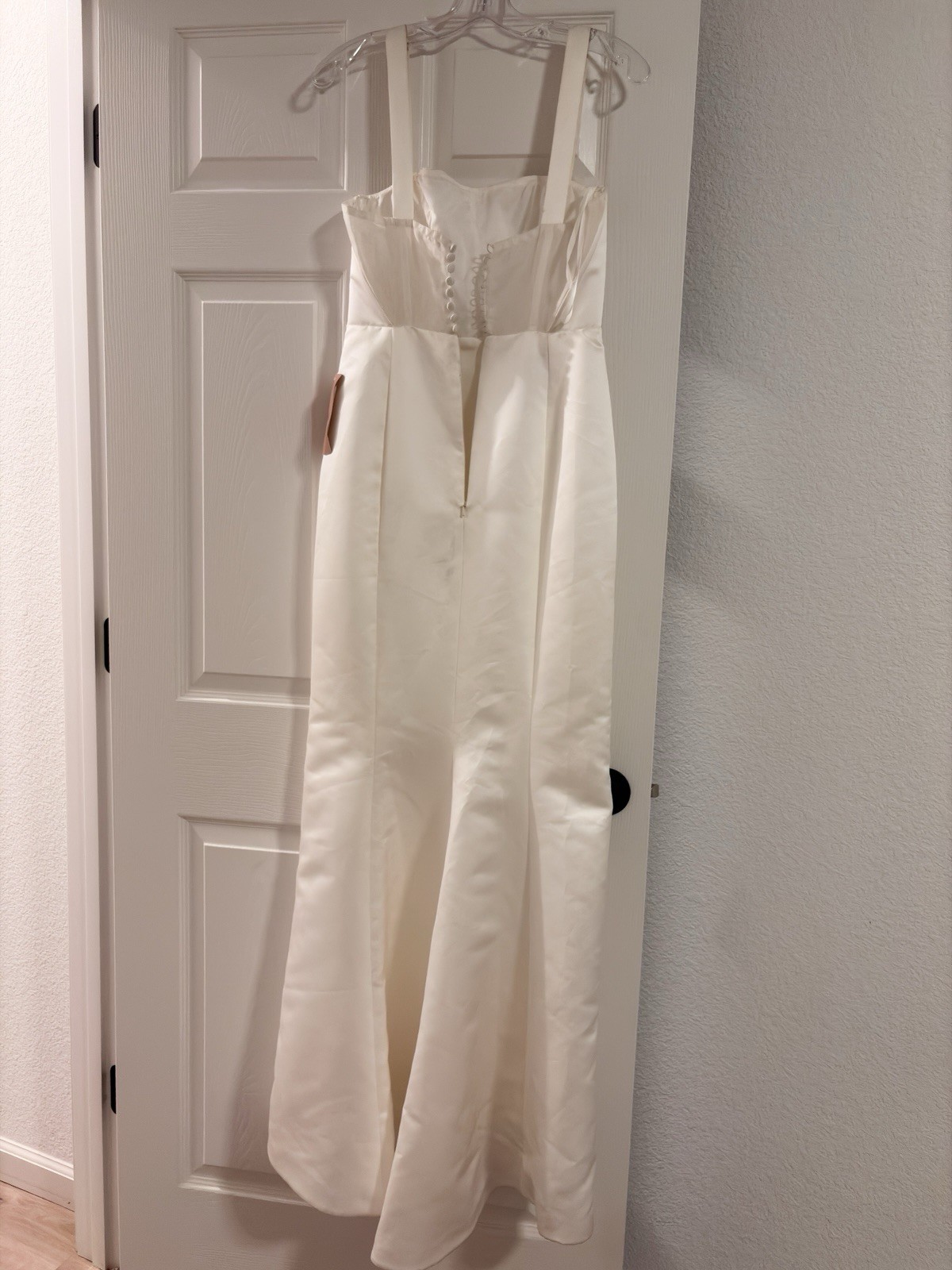 Nouvelle Amsale x BHLDN Ivory Square Neck Wedding Dress (Size 2; NWT Unaltered)