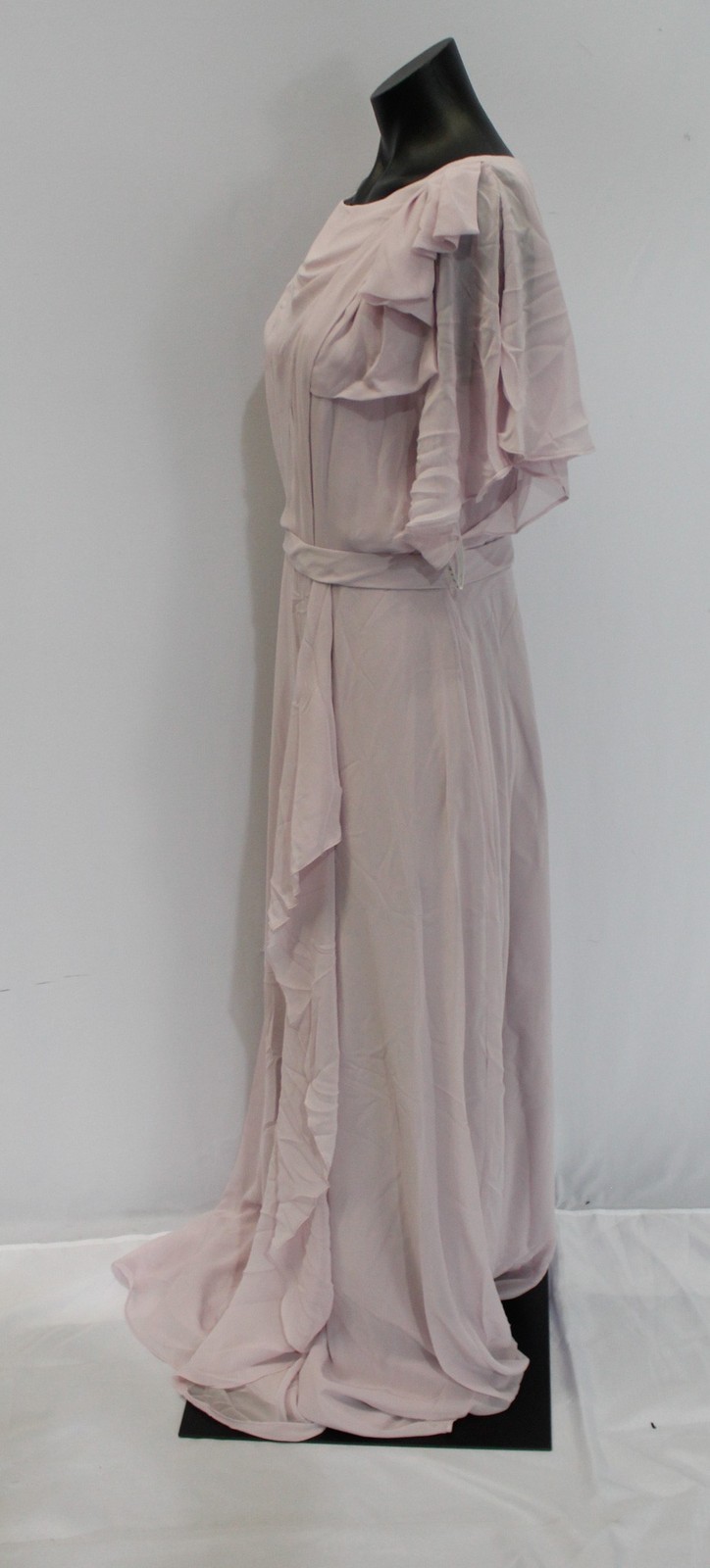 Azazie Women’s Aaliyah A-Line Scoop Pleated Chiffon Dress AP2 Frosted Lilac A8