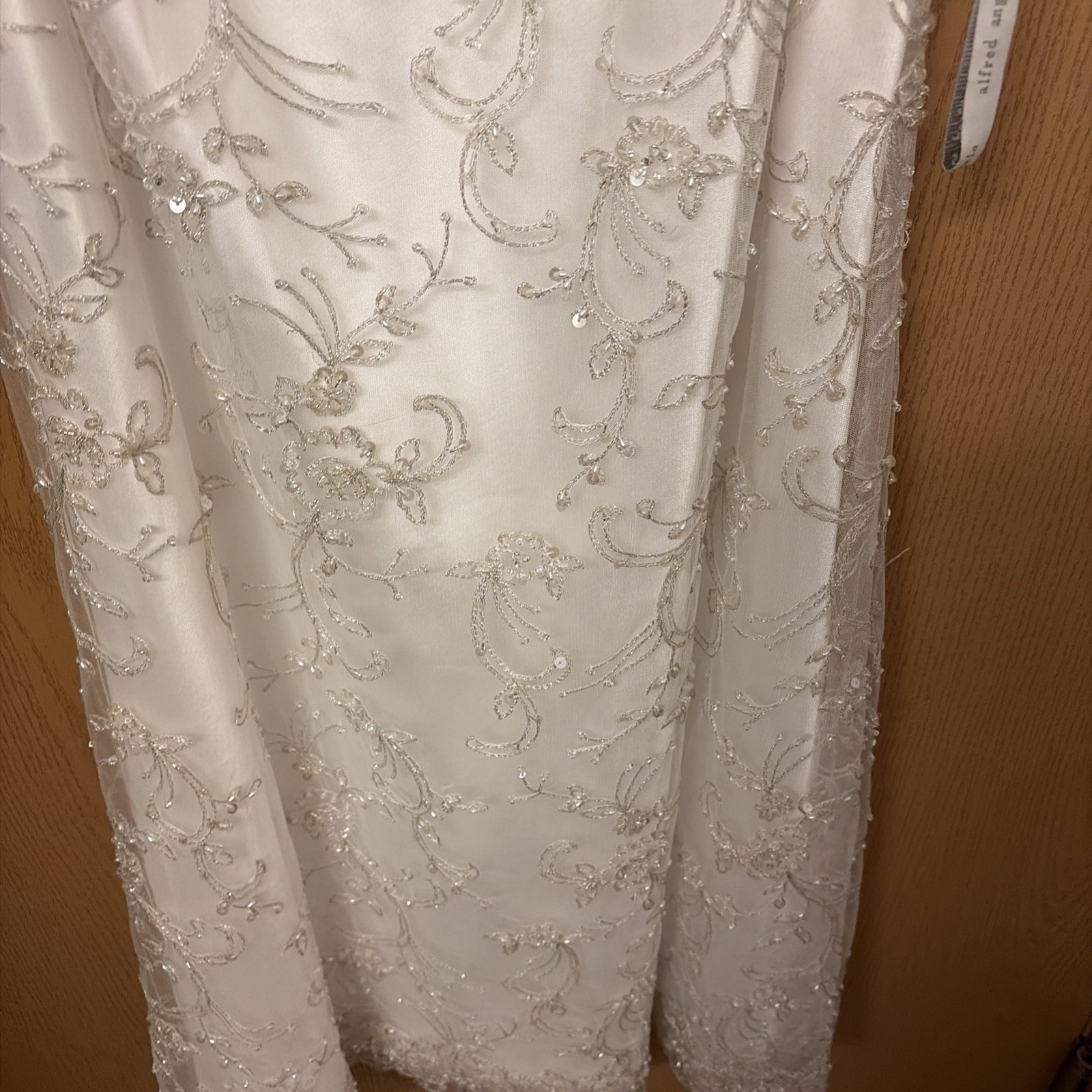 Alfred Angelo Size 12 Beach Sequin Wedding Dress NEW!