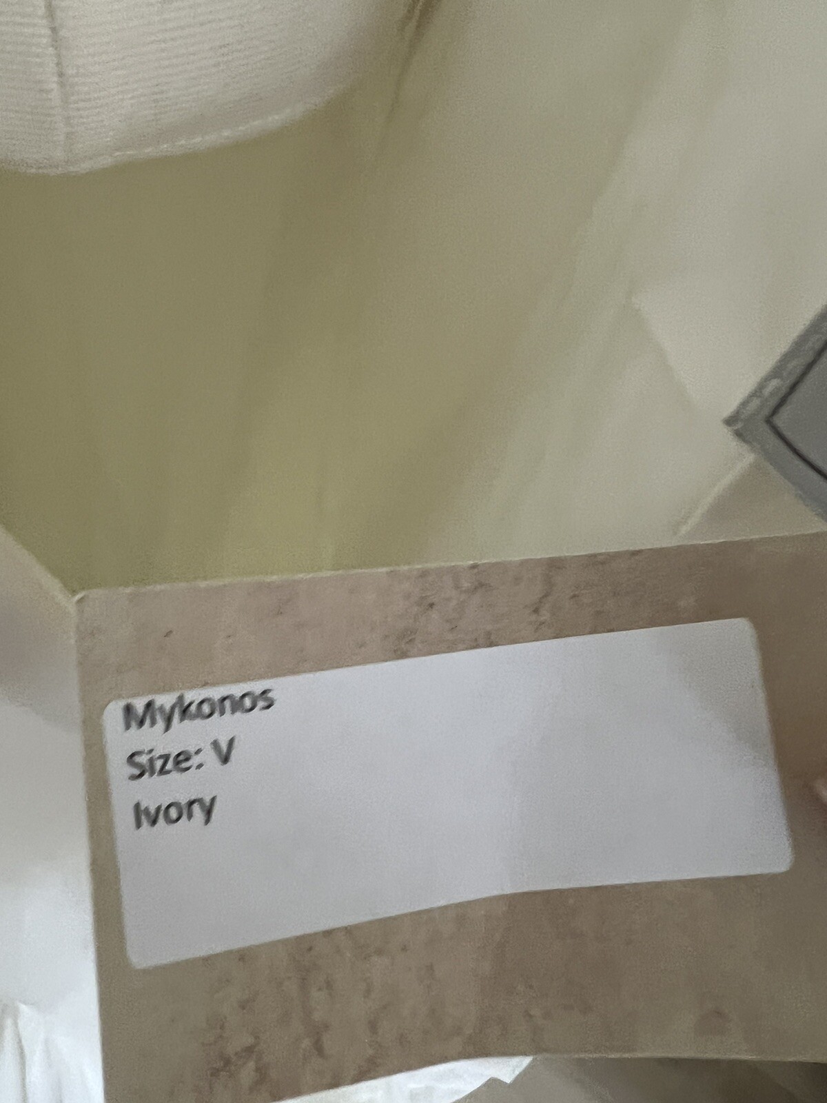 Katie May Mykonos Twist Front Crepe de Chine Mermaid Gown, Ivory Size V NWT