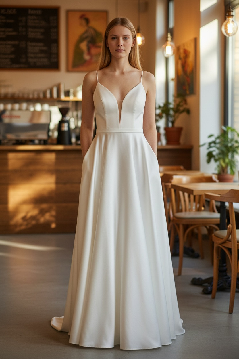 Wedding Dress / Wedding Dress / Civil Service Dress / Collection 2026