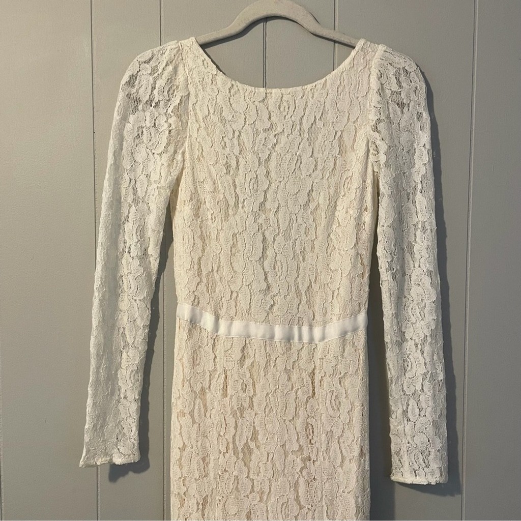 NWT Reformation Lace Hestia Mermaid Dress Wedding Gown Size 0 Ivory