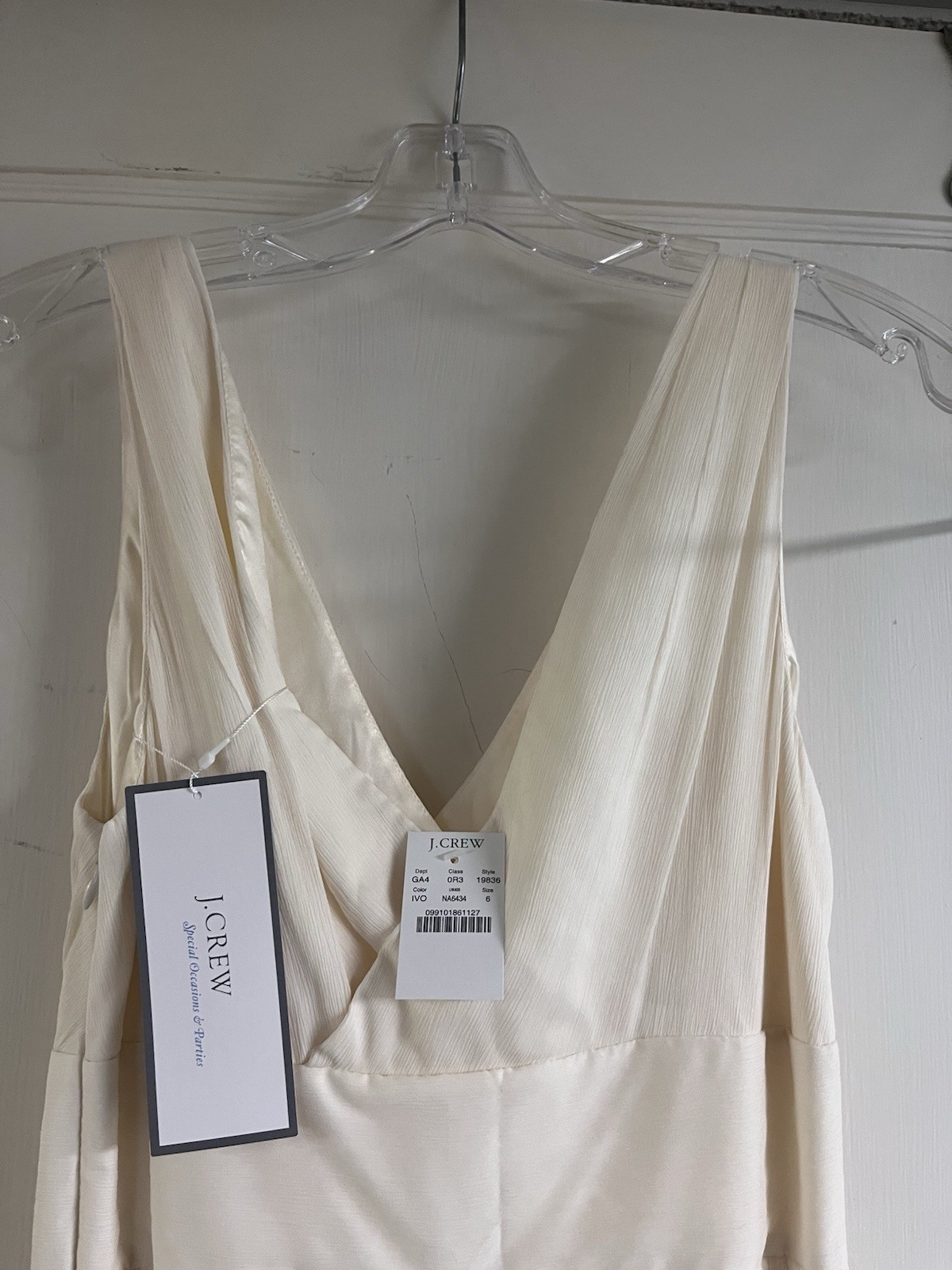 J Crew Bridal/Special Wedding Dress Off-white Size 6 – New with Tags