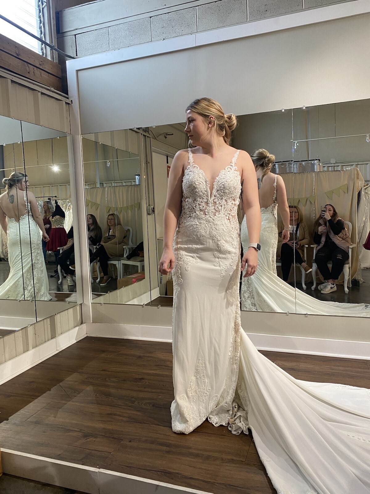 NWT Martina Liana Wedding Dress – Style 1128 – Dress Size 12- Unaltered