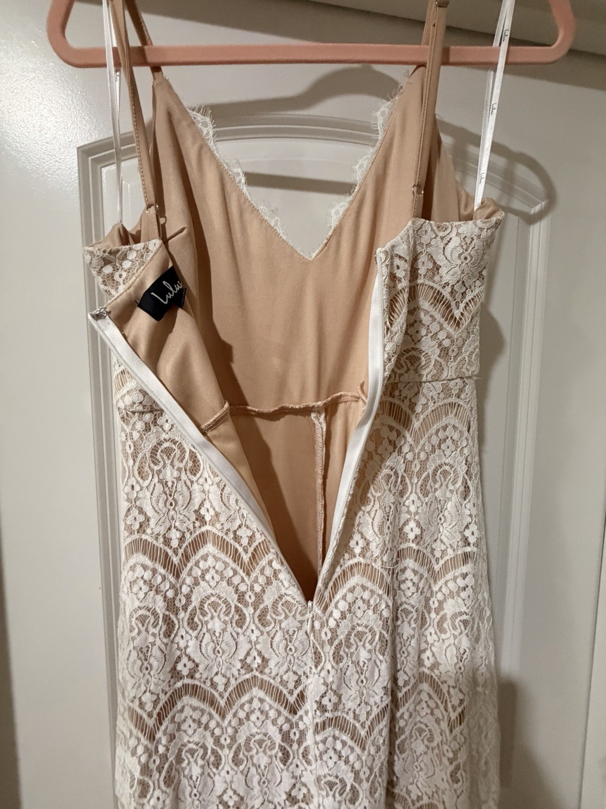 Like a Fairytale White Lace Maxi Dress | Romantic Boho Bridal Wedding Size L