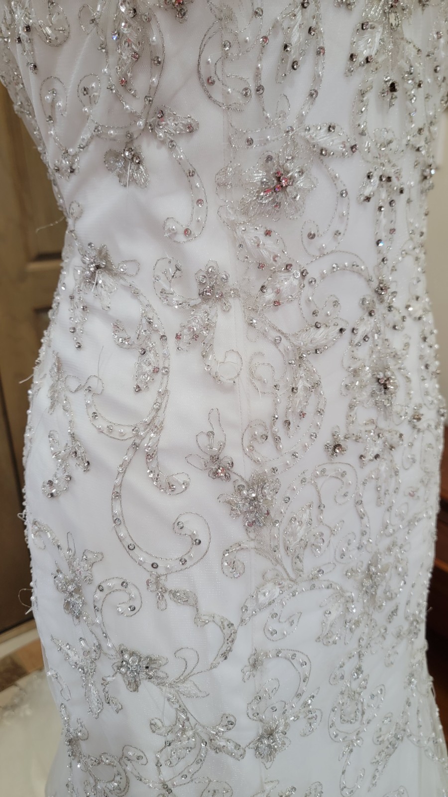 Morilee 2778 Bridal Wedding Dress Crystal Beaded Embroidery Fit and Flare Ivory