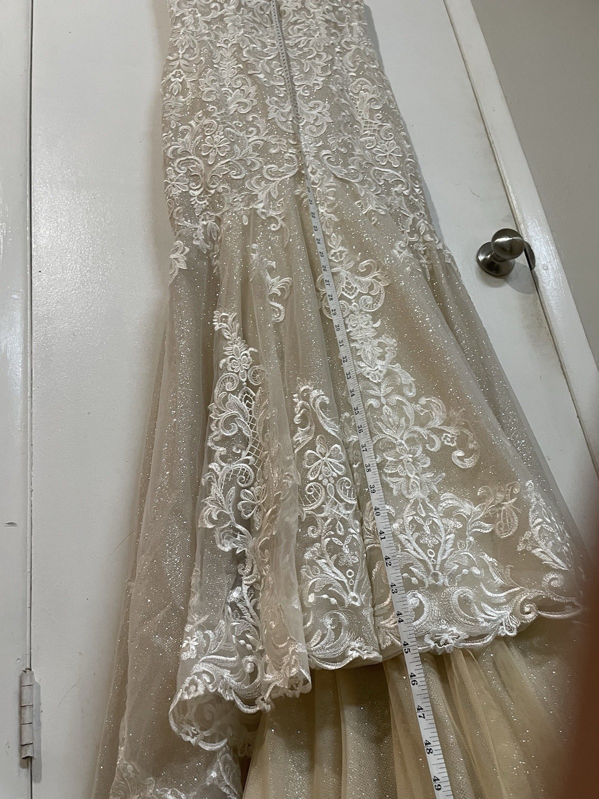 Impression Bridal Ashley And Justin Wedding Dress Ivory/Nude Size 12 Worn Once