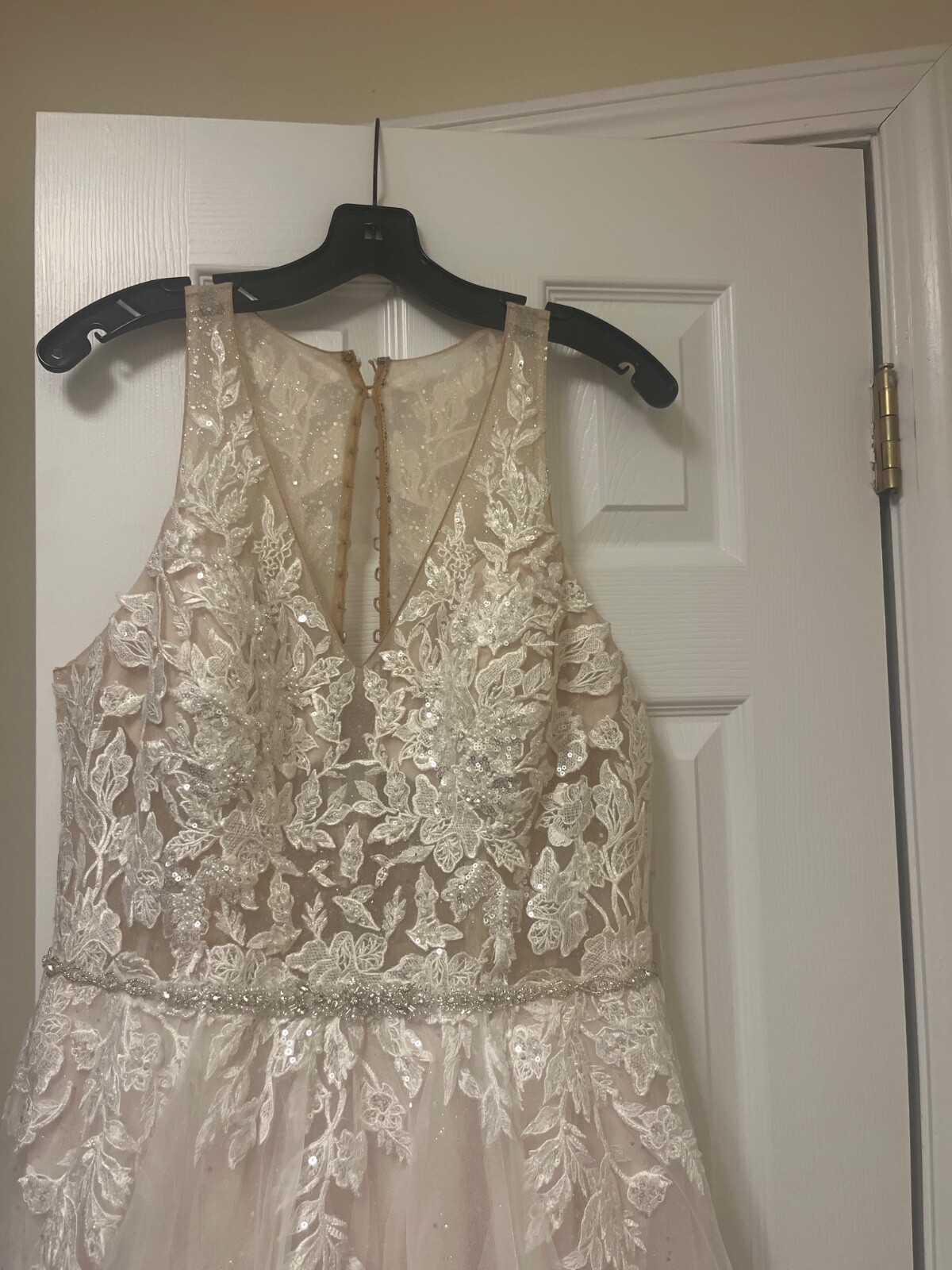 Champagne Galiana Wedding Dress