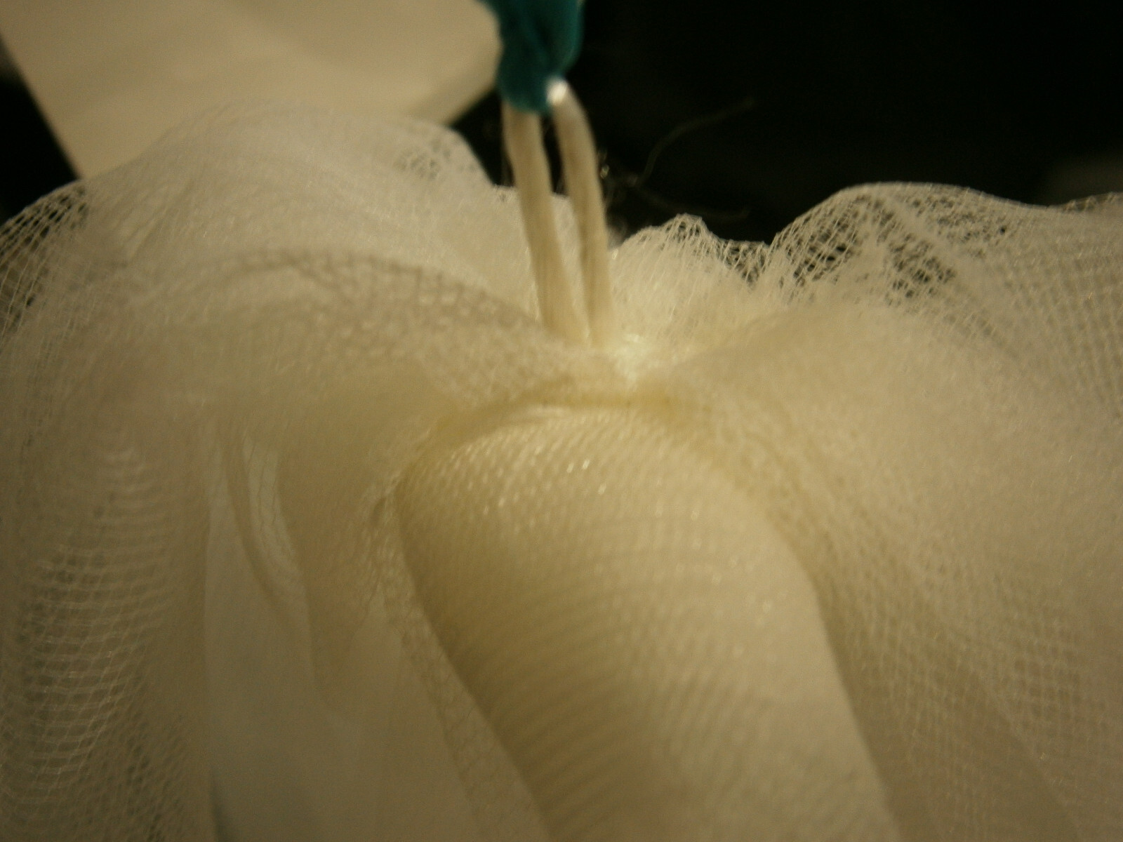 Bridal Reflections Wedding Dress Separate Train 112″ Length Tulle Ivory $250
