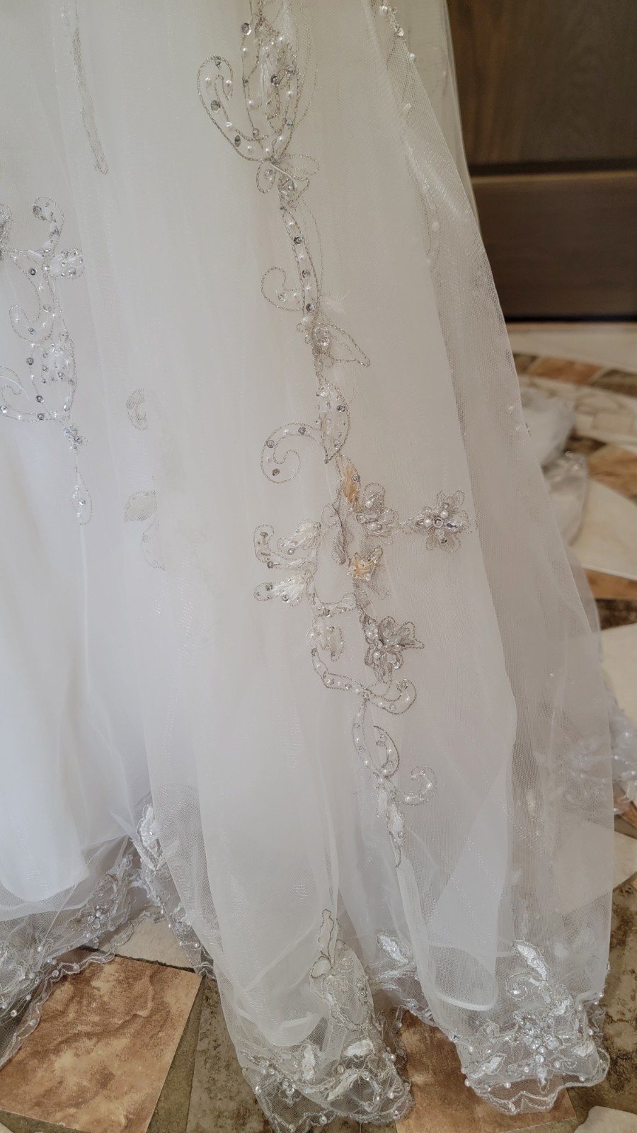Morilee 2778 Bridal Wedding Dress Crystal Beaded Embroidery Fit and Flare Ivory