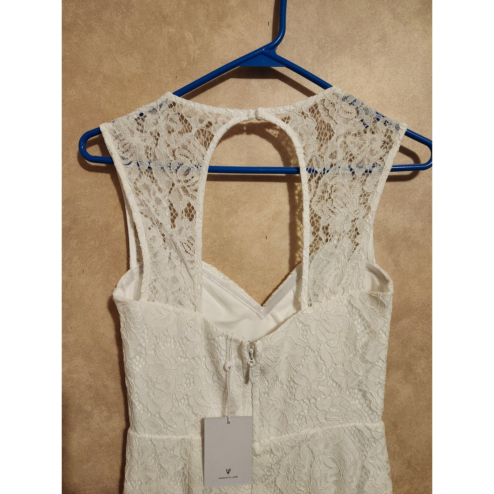 Lulus White Lace Maxi Dress Sweetheart Keyhole Back Mermaid Bridal Gown White