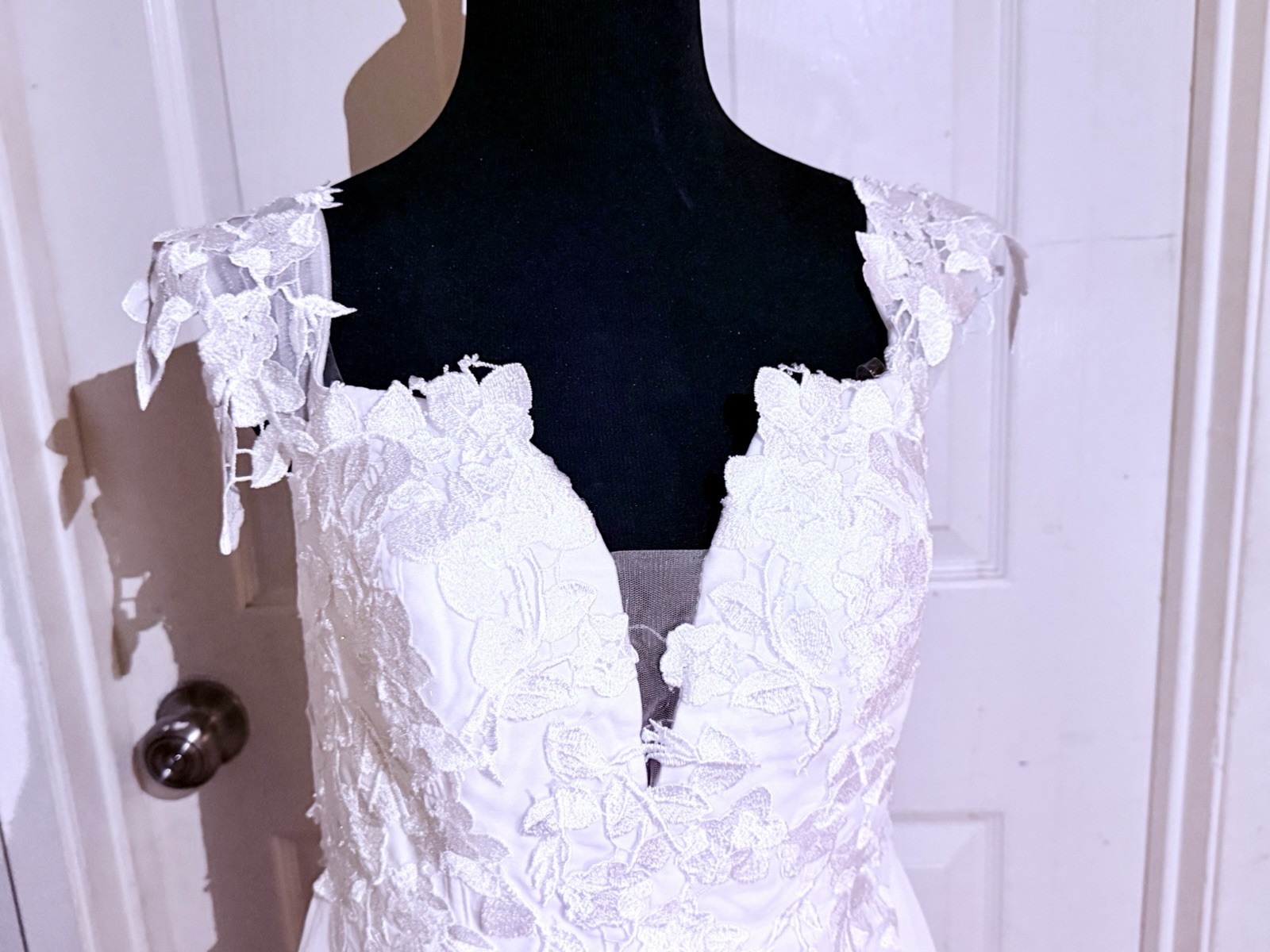 Women’s White Beach Formal Wedding Dress 6 New