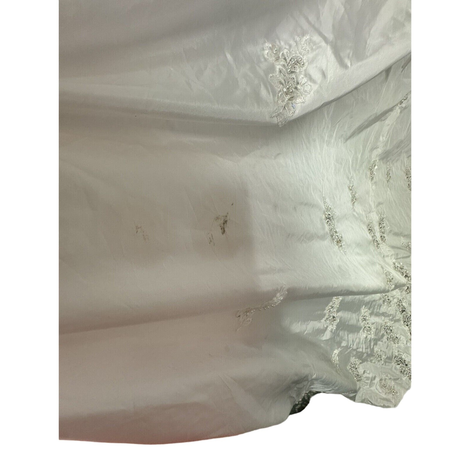 STUNNING BEADED Venus Maxam Wedding Dress S Long Train PLZ READ,Beautiful