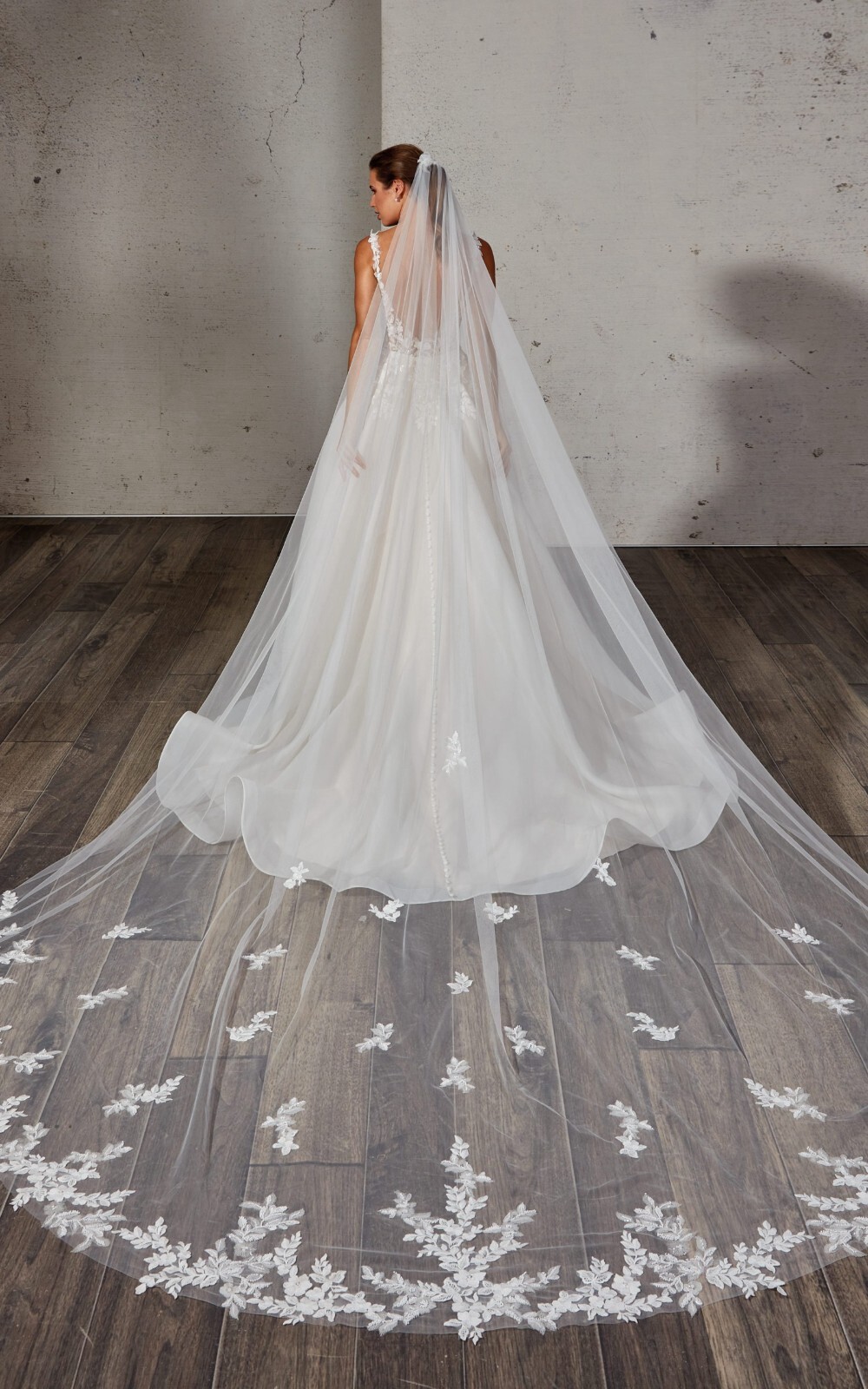 2026 Attractive Wedding Dress Bridal Gown Champagne off-Träger 2-28W Leaves Lace