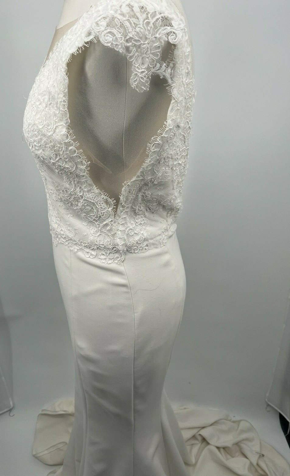 Mermaid Wedding Dresses Appliques Bridal Gowns Beaded Size