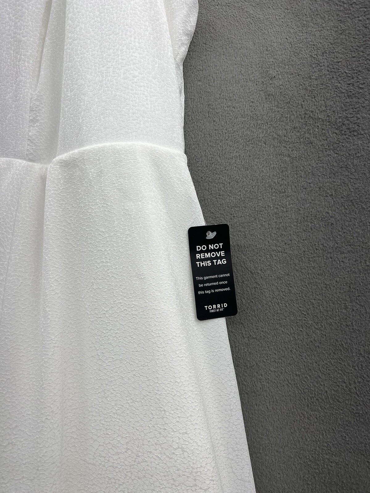 Torrid Women’s 18 Wedding Gown Dress Off White Jacquard Sweetheart Corset Back