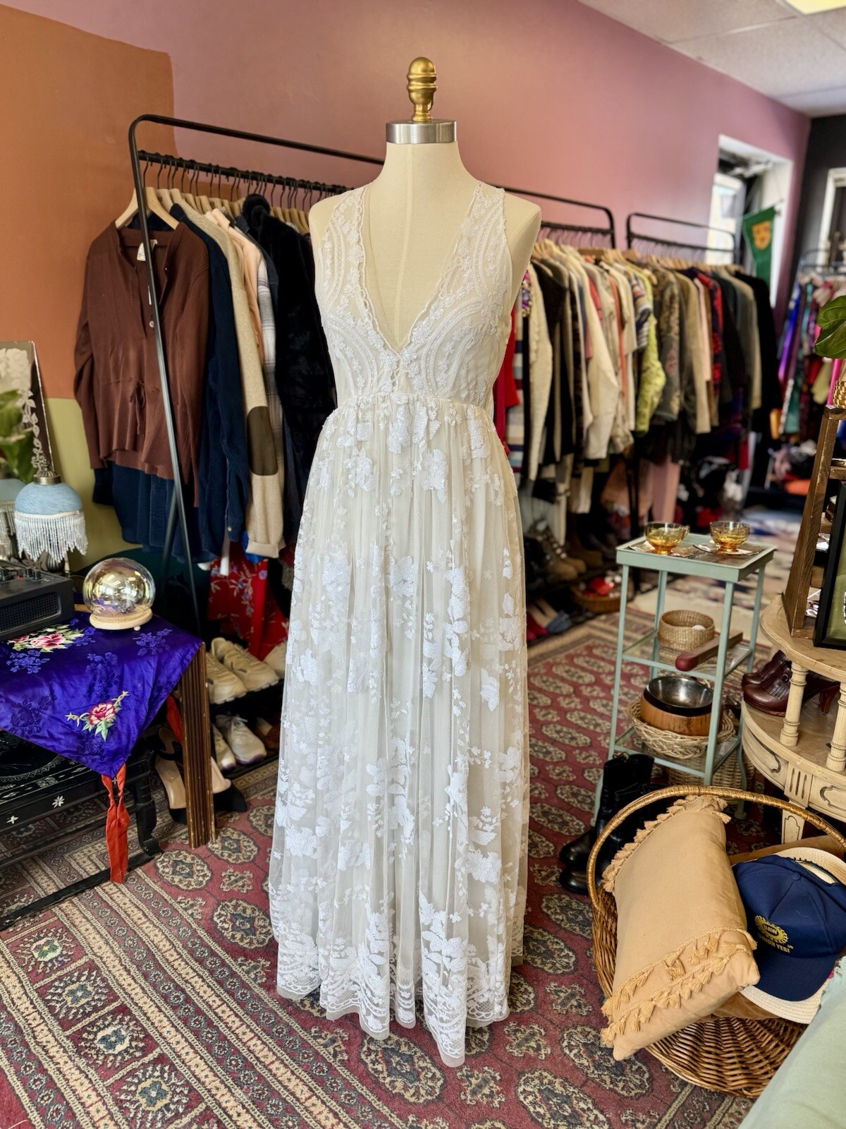 Southern Fried Chic Boho Beach Wedding Dress