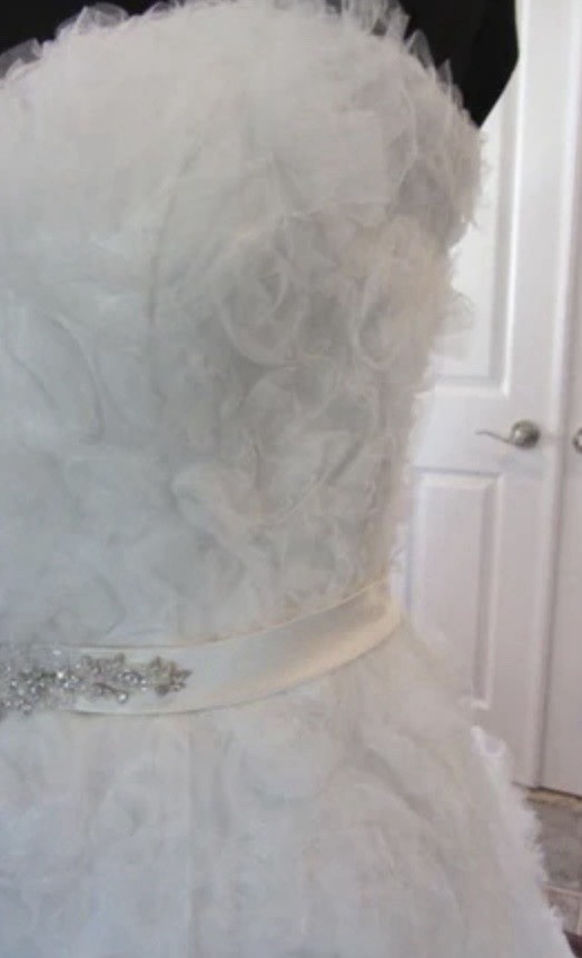 Wedding Dress Satin Off the Shoulder