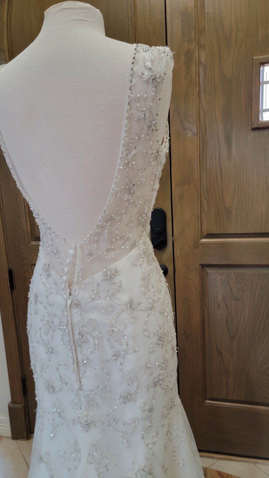 Morilee 2778 Bridal Wedding Dress Crystal Beaded Embroidery Fit and Flare Ivory