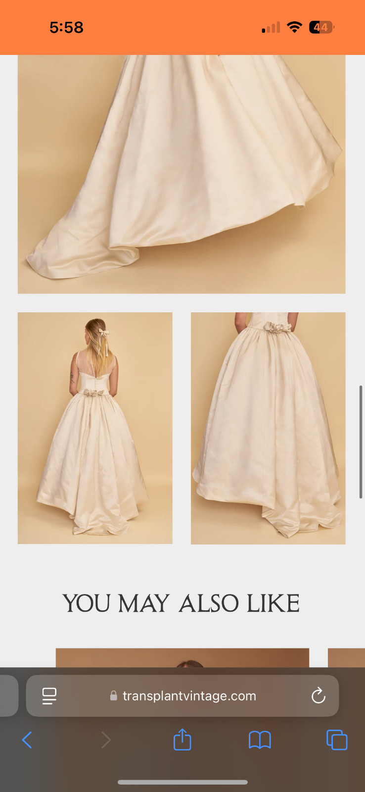 Vintage 1990s Amsale Wedding Dress Size Small – Curated and Refurbished
