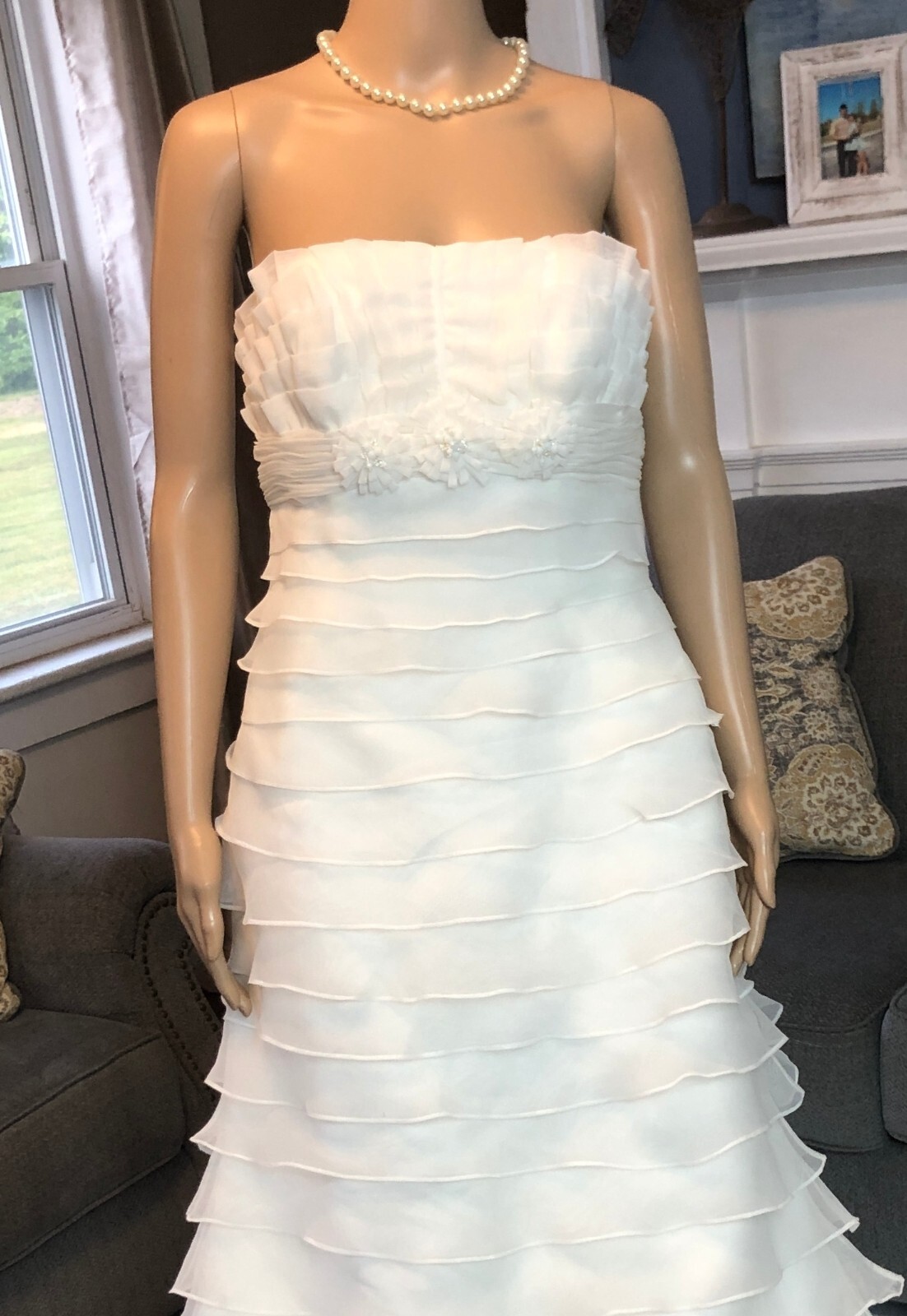 NEW La Sposa Strapless Wedding Gown Sz 10 NWT $1,200 Princess