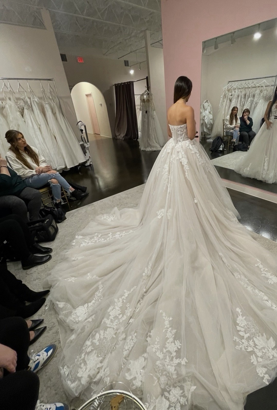 Martina Liana Wedding Dress Size 0–2 | Custom Altered | Bustled | New