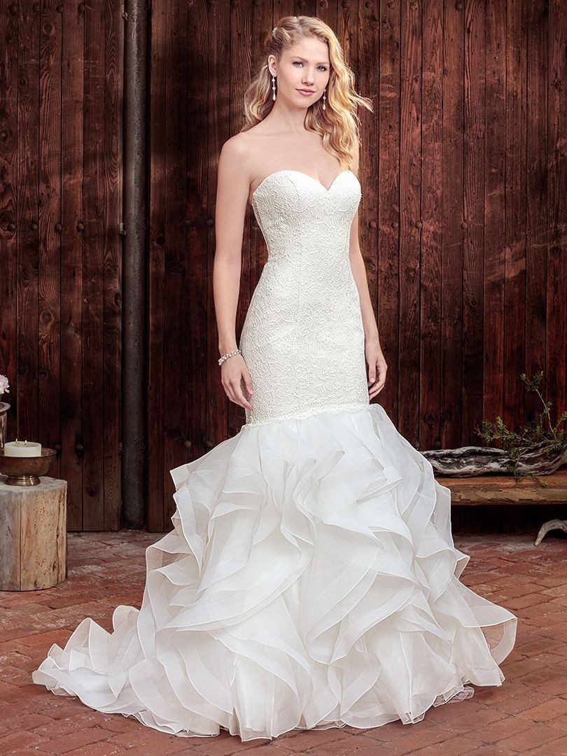 Beloved Casablanca Wedding Dress Size 14 NWT