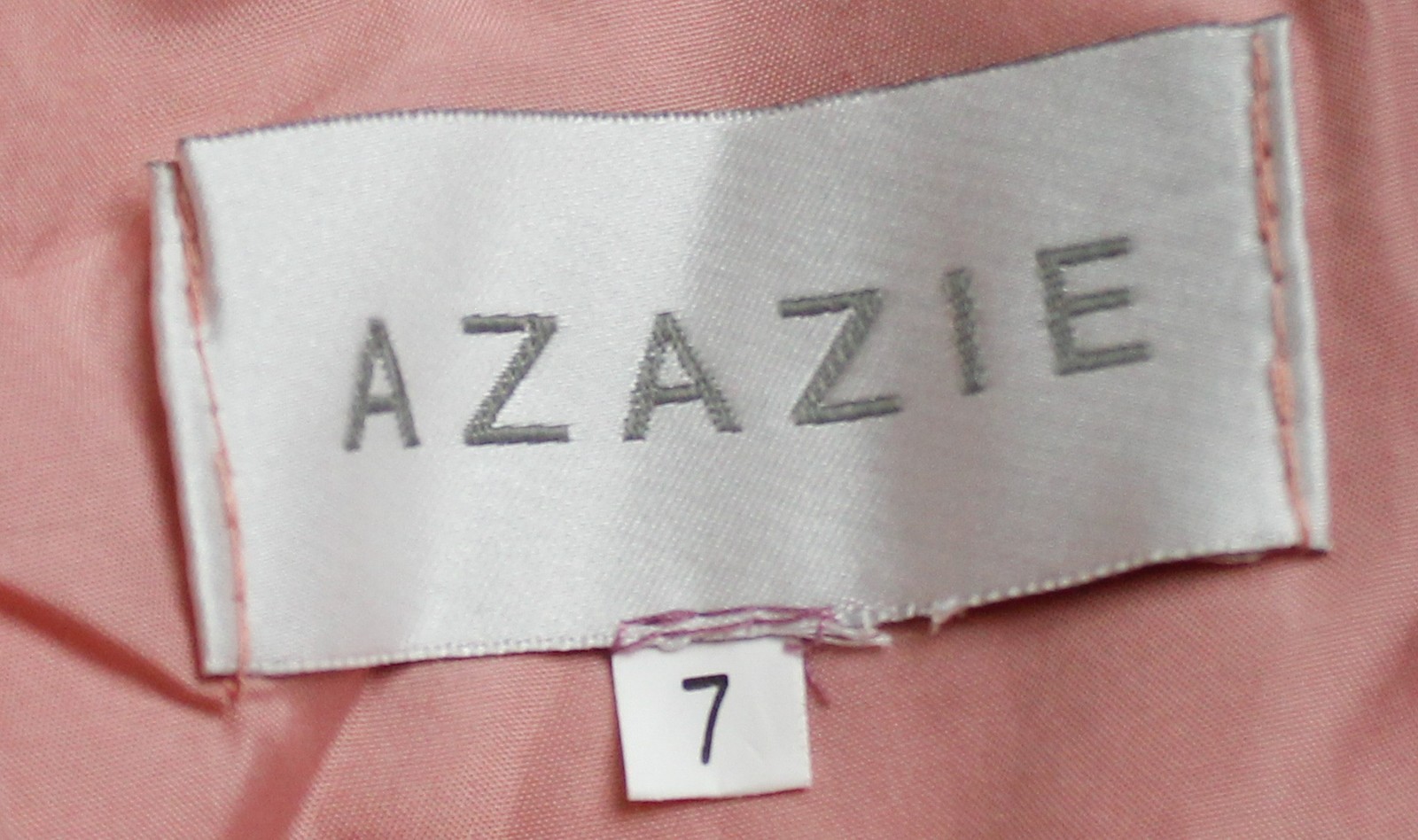 Azazie Girls Ali A-Line Pleated Chiffon Bow Dress AP2 Rosette Size: 7 NWT