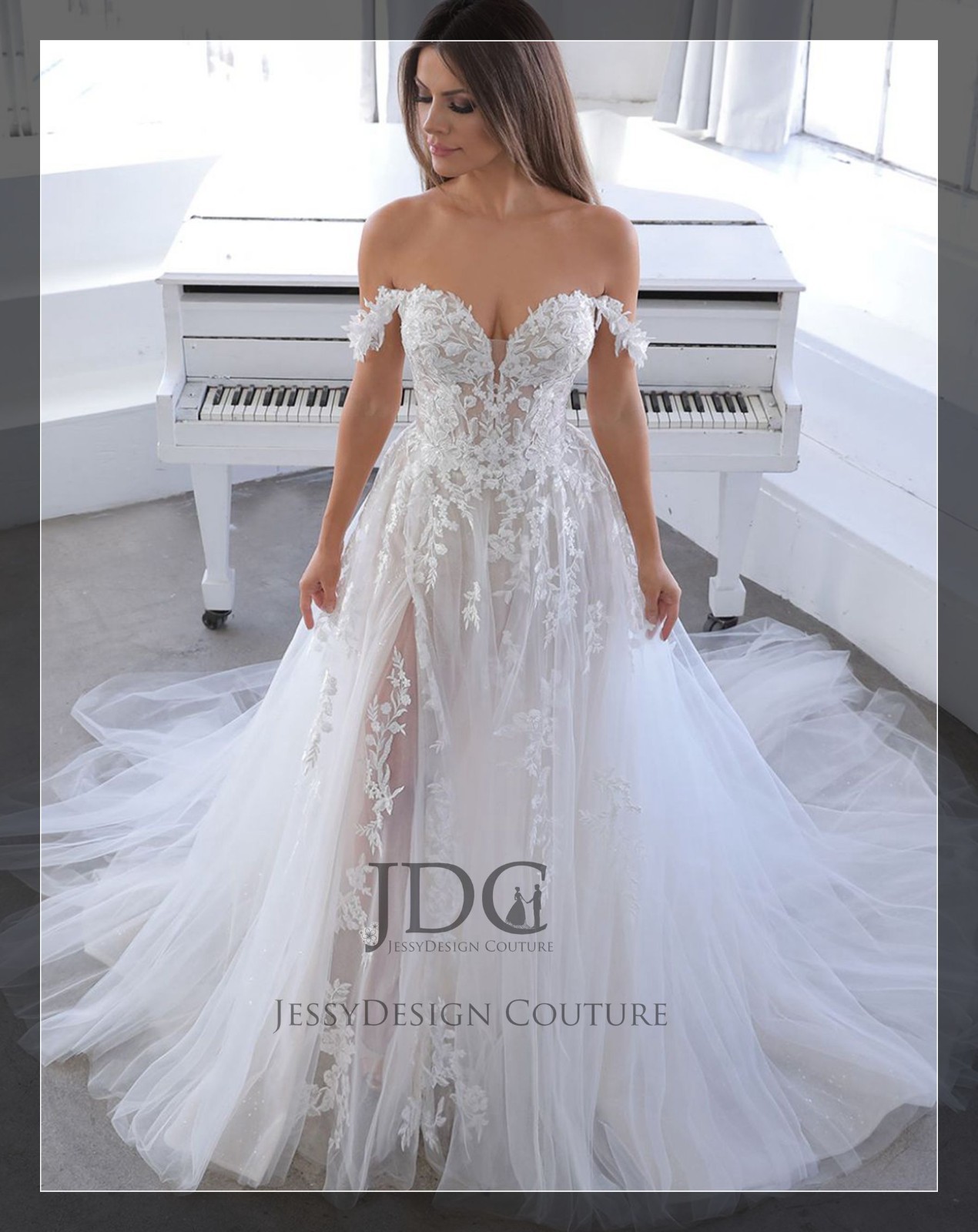 Illusion Lace Wedding Dress Bridal Gown 32-60 Plus Size Buttons Slit Beaded
