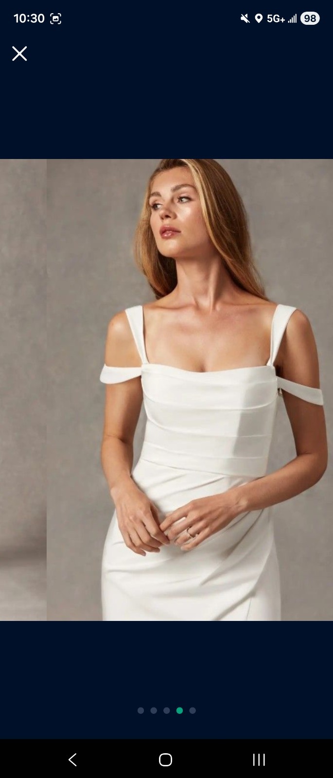 Azazie Women’s Moonlight Wedding Dress Size 12 Brand New In Box. Never Worn