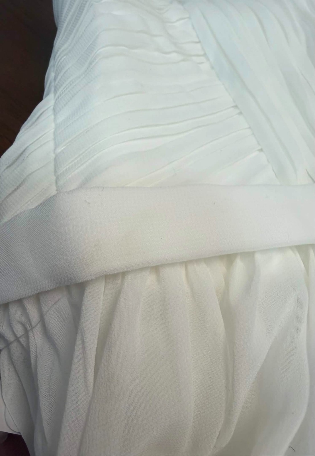 Azazie Women’s Cersei A-Line Pleated Wedding Dress AP2 Diamond White Size: WD14