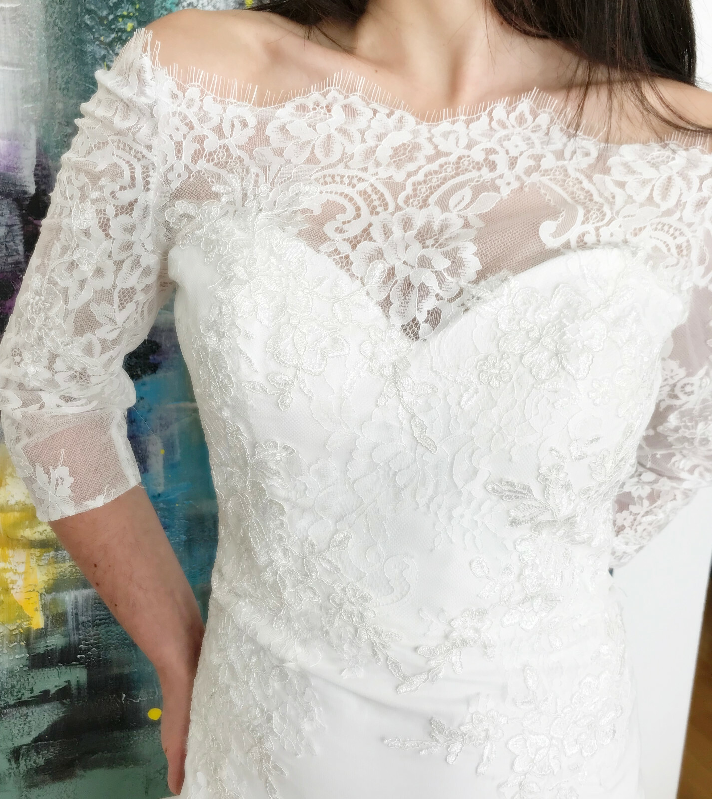 Wedding Dress White Lace A Line New