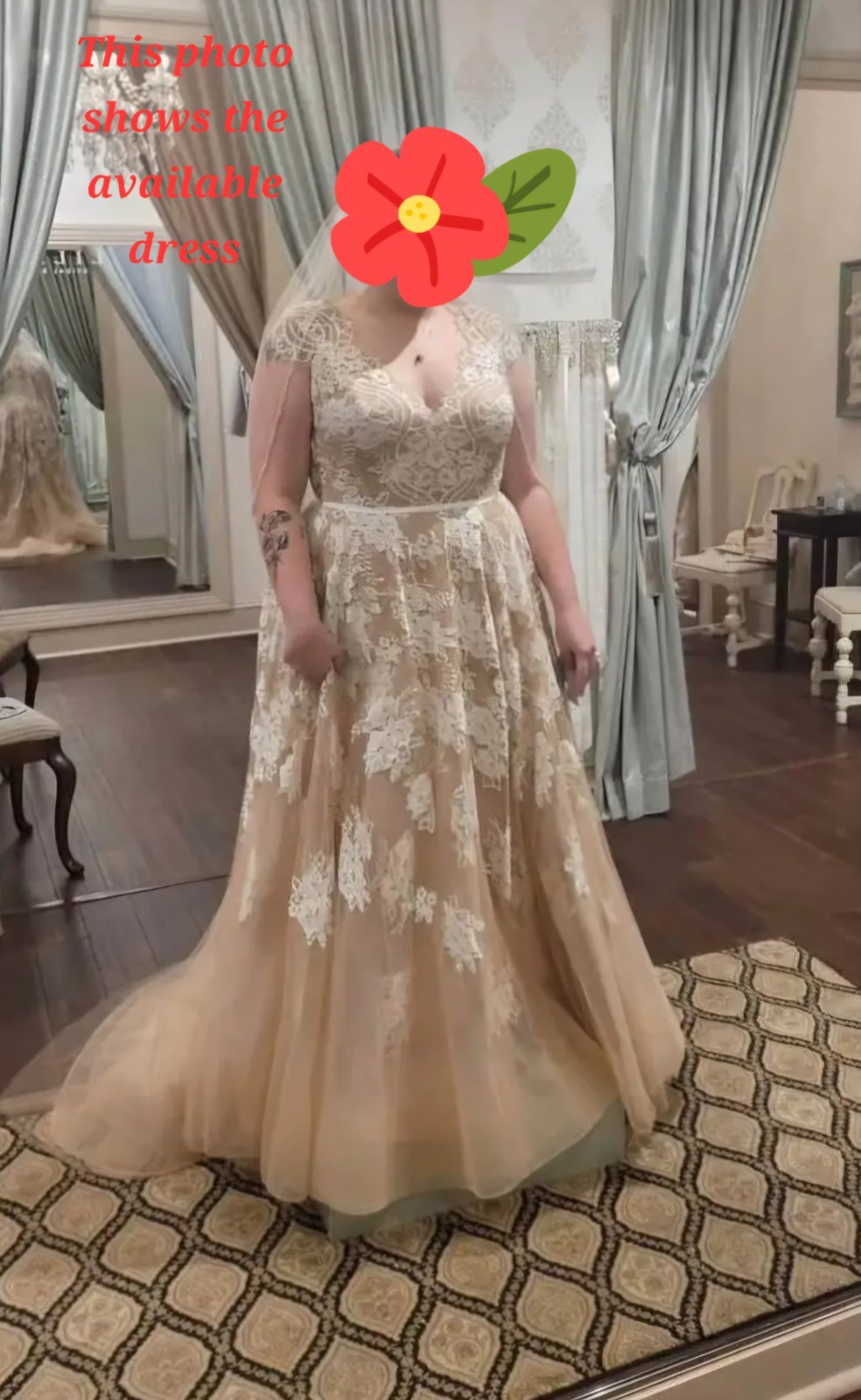WATTERS Wedding Dress Designer NWT Aella BOHO Summer A-line 18W FLATTERING