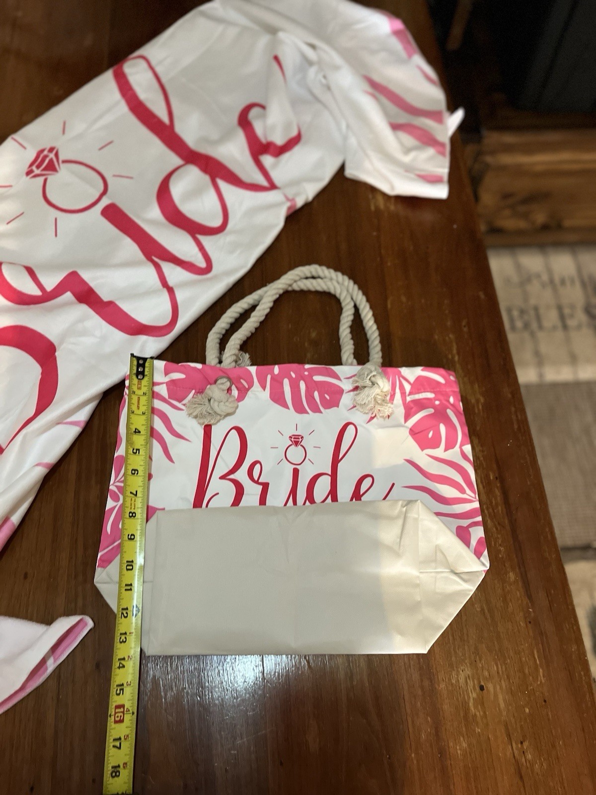 Bride Beach Bag And Matching Beach Towel
