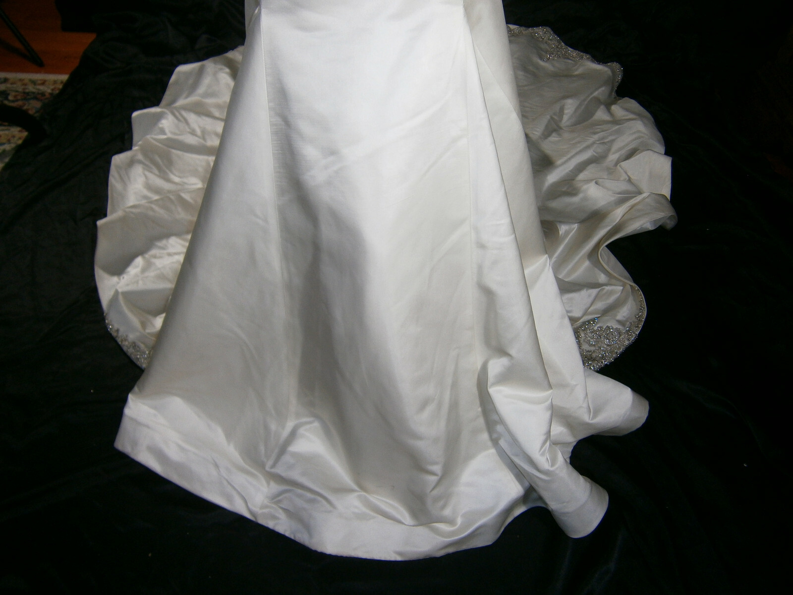 Victor Harper Silk 4 Wedding Dress Gown Mermaid Trumpet CrystalsTrain $5,995