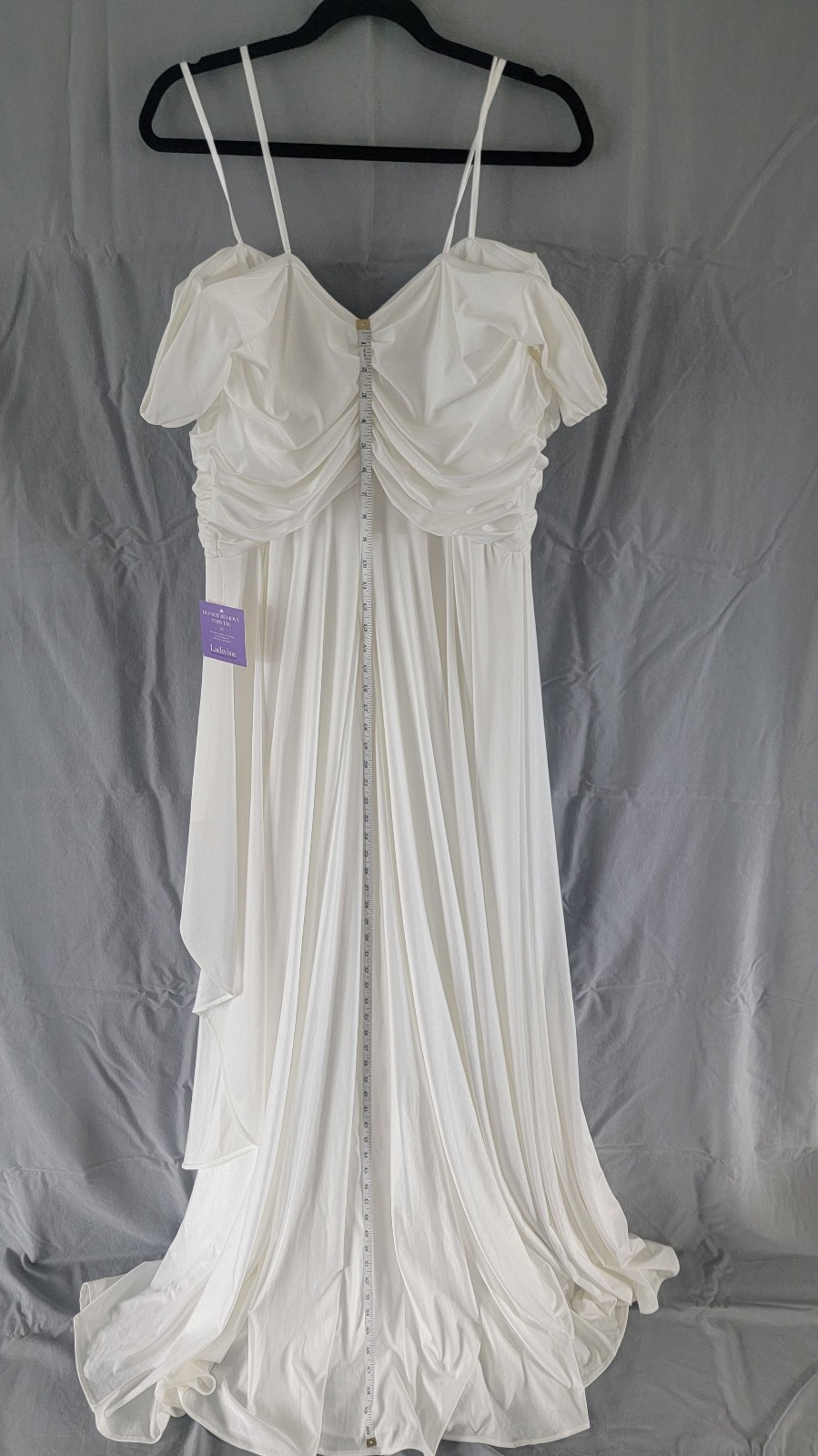 NWT Ladivine By Cinderella Divine WN315 Off-White Wedding Dress Size 18