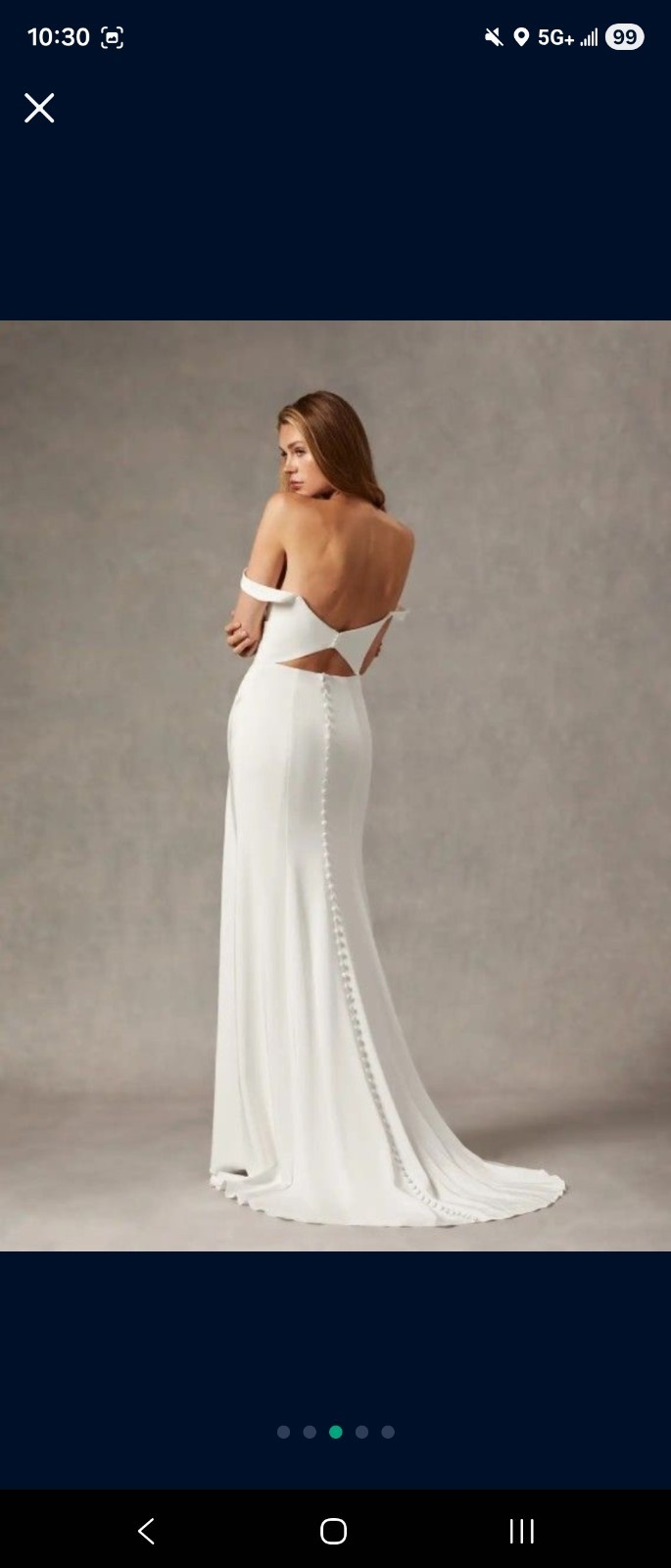 Azazie Women’s Moonlight Wedding Dress Size 12 Brand New In Box. Never Worn
