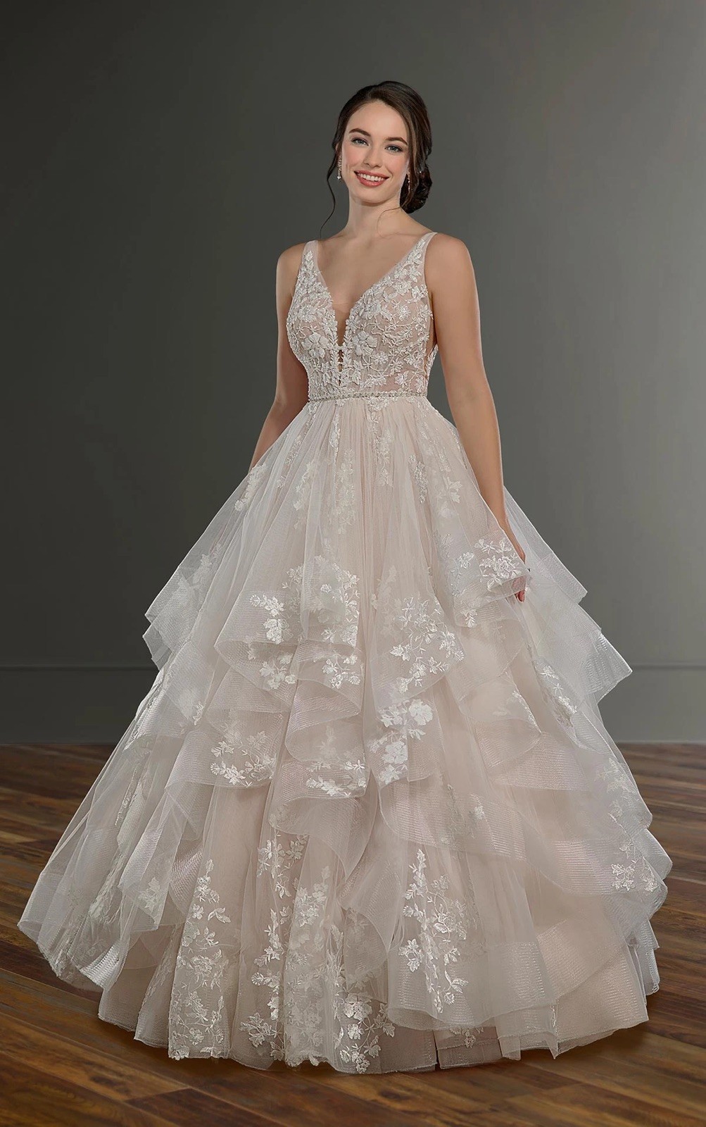 Martina Liana Princess Wedding Dress Size 10