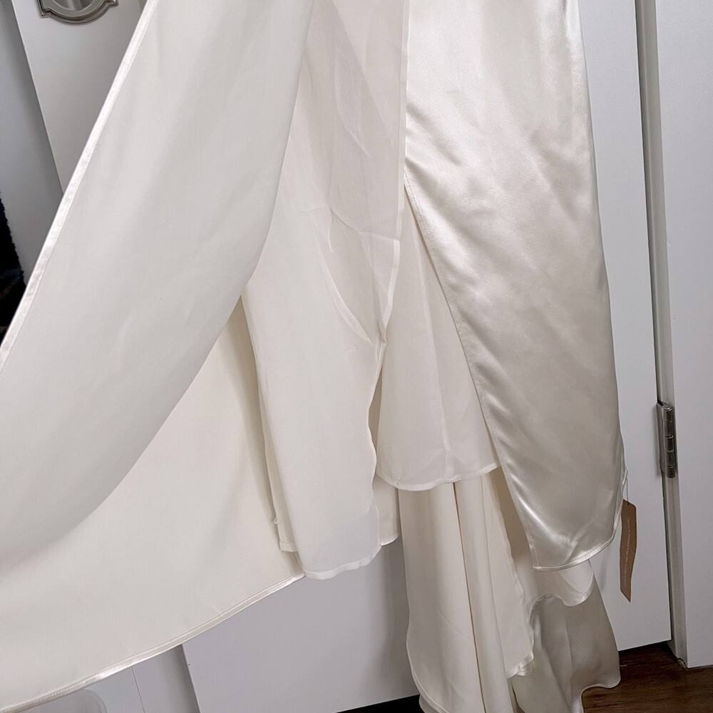 Reformation Eisa Silk Wedding Dress Ivory White Bridal NEW with tags