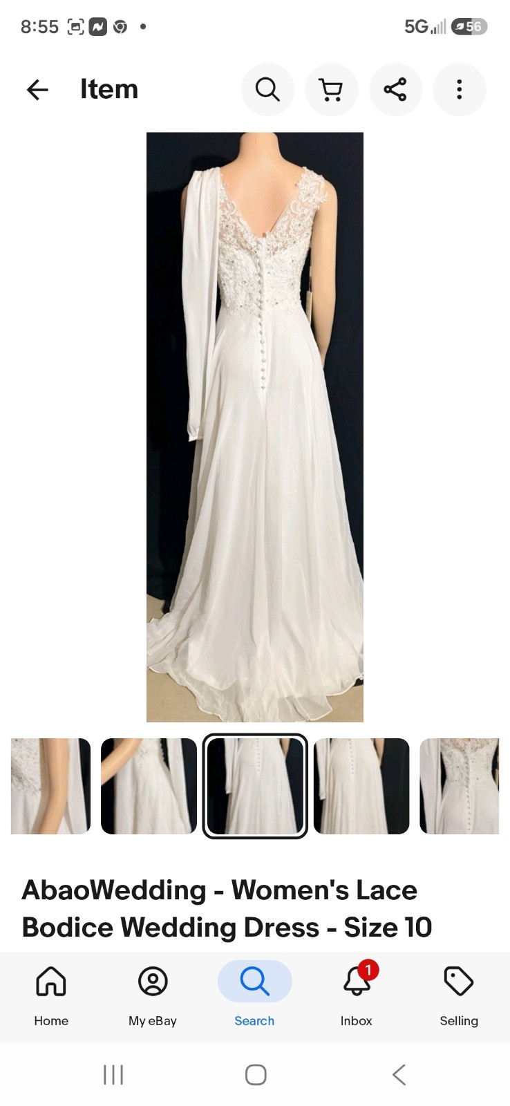 Abao Wedding Dress -new with tags.