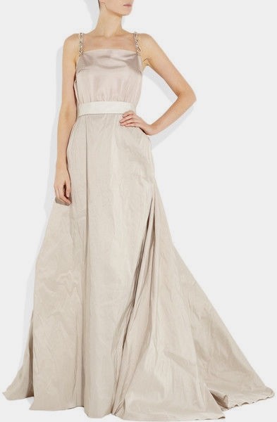 NWT LANVIN Paris $5500 Wedding Dress Ivory Silk Crystal US 12 Fr 46 Gown France